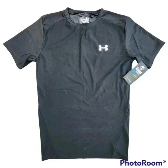 Under Armour Men's  HeatGear Compression Short Sleeve Shirt 1201166 Size L - Picture 1 of 6